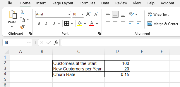 How to Predict the Number of Customers a Business will have in 10 Years