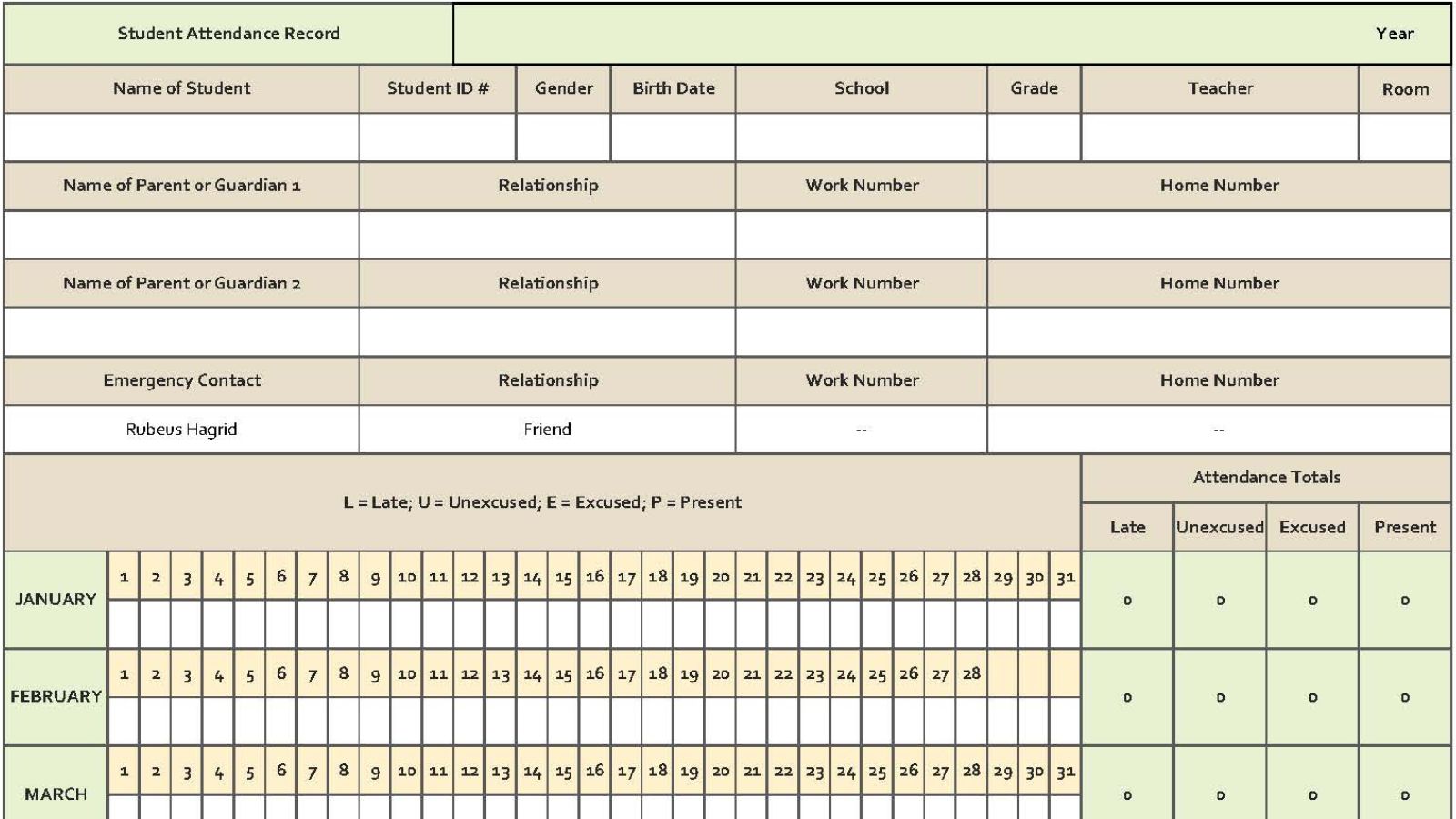 You are currently viewing Excel Student Attendance Template