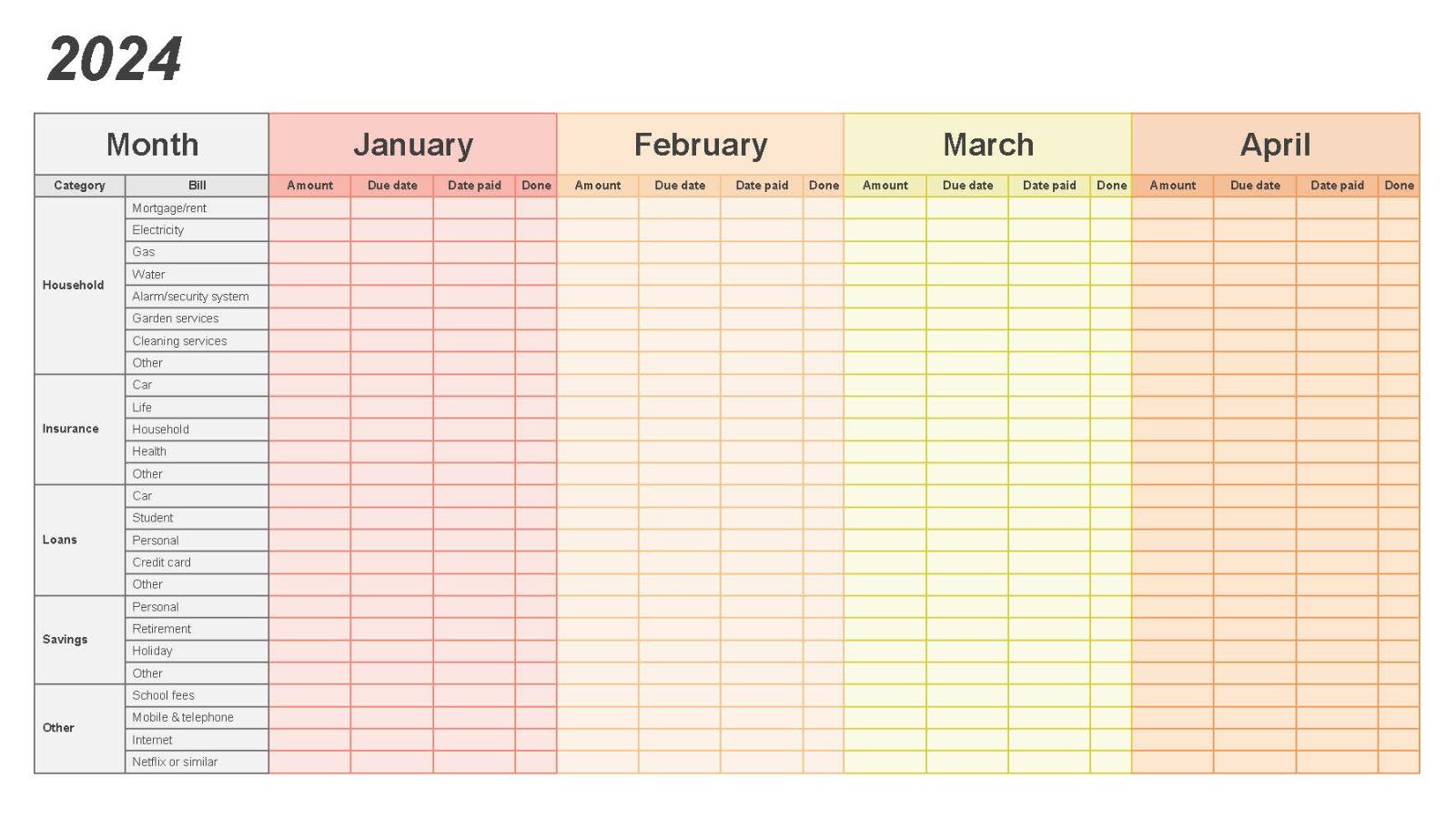 You are currently viewing Excel Bills Payment Template