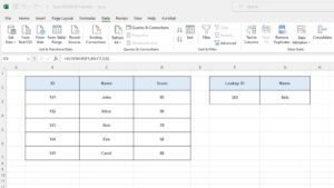 Read more about the article Excel VLOOKUP Function